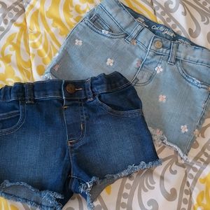 Girl denim shorts